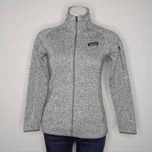 Patagonia Better Sweater Grey Full Zip Long Sleeve Knit Jacket XS